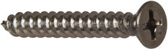 Value Collection - #8 Flat Head Phillips Sheet Metal Screw - Stainless Steel, 1-1/4" OAL, Grade 316 - Eagle Tool & Supply