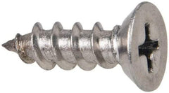 Value Collection - #10 Flat Head Phillips Sheet Metal Screw - Stainless Steel, 5/8" OAL, Grade 316 - Eagle Tool & Supply
