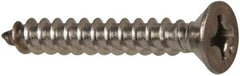 Value Collection - #12 Flat Head Phillips Sheet Metal Screw - Stainless Steel, 1-1/2" OAL, Grade 316 - Eagle Tool & Supply