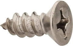 Value Collection - #14 Flat Head Phillips Sheet Metal Screw - Stainless Steel, 3/4" OAL, Grade 316 - Eagle Tool & Supply