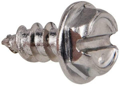 Value Collection - #8 Hex Washer Head Slotted Sheet Metal Screw - Stainless Steel, 3/8" Length Under Head, Grade 316 - Eagle Tool & Supply