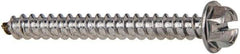Value Collection - #12 Hex Washer Head Slotted Sheet Metal Screw - Stainless Steel, 2" Length Under Head, Grade 316 - Eagle Tool & Supply