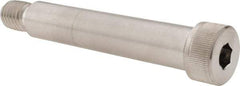 Made in USA - 3/4" Shoulder Diam x 3-3/4" Shoulder Length, 5/8-11 UNC, Hex Socket Shoulder Screw - 300, 18-8 Stainless Steel, Uncoated, 1/2" Head Height x 1" Head Diam - Eagle Tool & Supply