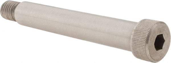 Value Collection - 3/4" Shoulder Diam x 4-1/2" Shoulder Length, 5/8-11 UNC, Hex Socket Shoulder Screw - 18-8 Stainless Steel, Uncoated, 1/2" Head Height x 1" Head Diam - Eagle Tool & Supply