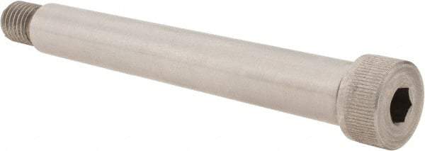 Value Collection - 3/4" Shoulder Diam x 5-1/2" Shoulder Length, 5/8-11 UNC, Hex Socket Shoulder Screw - 18-8 Stainless Steel, Uncoated, 1/2" Head Height x 1" Head Diam - Eagle Tool & Supply