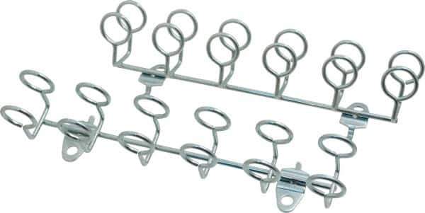 Triton - 9" Long Multi-ring Tool Holder Pegboard Hook - 1-3/4" Projection, Steel - Eagle Tool & Supply