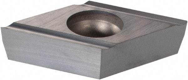 Ingersoll Cutting Tools - DCET32.50 GF Grade TT9020 Carbide Turning Insert - 55° Diamond, 3/8" Inscr Circle, 5/32" Thick, 0.008" Corner Radius - Eagle Tool & Supply
