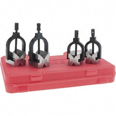 SPI - 1 and 1-1/2" Max Capacity, 90° Angle, V-Block - 1-1/2 and 2" Long x 1-1/4 and 1-1/2" Wide x 1-1/4 and 1-1/2" High - Eagle Tool & Supply