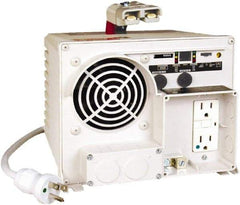 Tripp-Lite - 2 Connection, 12 VDC Input, 120 VAC Output, 2,500 Peak Wattage, Surface Mount Power Inverter - 8-3/4" Wide x 7" Deep x 7" High, 1,250 Watt Continuous Output Power, Fan Cooled - Eagle Tool & Supply