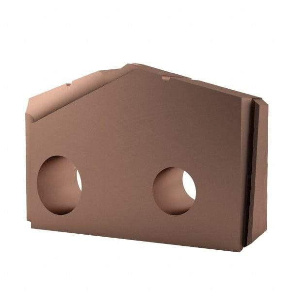 Allied Machine and Engineering - 11/16" Diam x 1/8" Thick, Seat Code 0, 132° Included Angle Spade Drill Insert - AM200 Coated, Cobalt, Grade Super Cobalt, Series GEN2 T-A - Eagle Tool & Supply