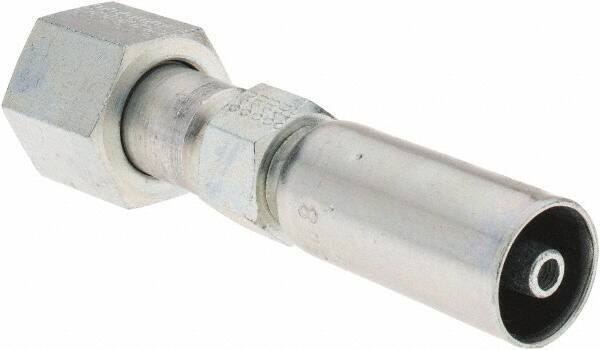 Eaton - Steel Hydraulic Hose Swivel - -4 Hose Size, 1/4" Hose Diam - Eagle Tool & Supply