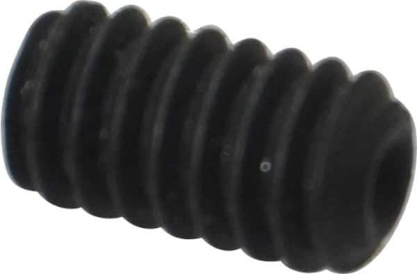 Value Collection - 1/4-20 UNC, 7/16" OAL, Cup Point Set Screw - Alloy Steel, 1/8" Key - Eagle Tool & Supply