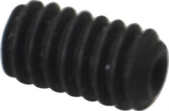 Value Collection - 1/4-20 UNC, 7/16" OAL, Cup Point Set Screw - Alloy Steel, 1/8" Key - Eagle Tool & Supply