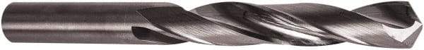 Precision Twist Drill - 13/32" 118° Solid Carbide Jobber Drill - Bright Finish, Right Hand Cut, 4-1/2" OAL, Split Point - Eagle Tool & Supply