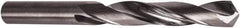 Precision Twist Drill - 13/32" 118° Solid Carbide Jobber Drill - Bright Finish, Right Hand Cut, 4-1/2" OAL, Split Point - Eagle Tool & Supply