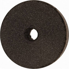 Cratex - 1-1/2" Diam x 1/4" Hole x 1/4" Thick, Surface Grinding Wheel - Silicon Carbide, Medium Grade, 15,000 Max RPM, Rubber Bond, No Recess - Eagle Tool & Supply