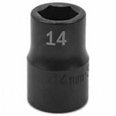 SK - Impact Socket - 1/2"DR 14MM IMPACT SOCKET - Eagle Tool & Supply