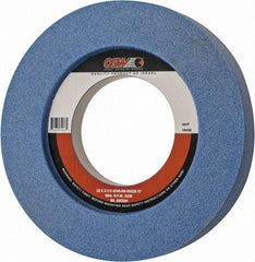 Camel Grinding Wheels - 12" Diam x 5" Hole x 2" Thick, H Hardness, 46 Grit Surface Grinding Wheel - Aluminum Oxide, Type 7, Coarse Grade, 2,228 Max RPM, Vitrified Bond, Two-Side Recess - Eagle Tool & Supply