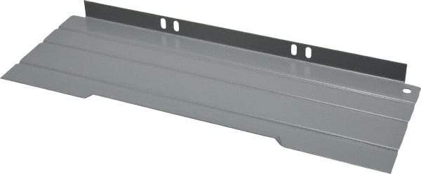 Vidmar - Tool Box Steel Drawer Divider - 12-1/4" Wide x 12-5/8" Deep x 4-1/2" High, Gray, For Vidmar Cabinets - Eagle Tool & Supply
