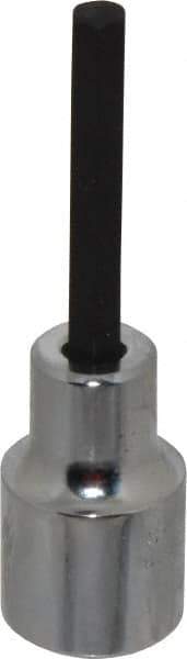 Proto - 1/2" Drive, 1/4" Hex Bit Socket - 3-1/4" OAL, 1-3/4" Bit Length - Eagle Tool & Supply