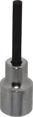 Proto - 1/2" Drive, 1/4" Hex Bit Socket - 3-1/4" OAL, 1-3/4" Bit Length - Eagle Tool & Supply