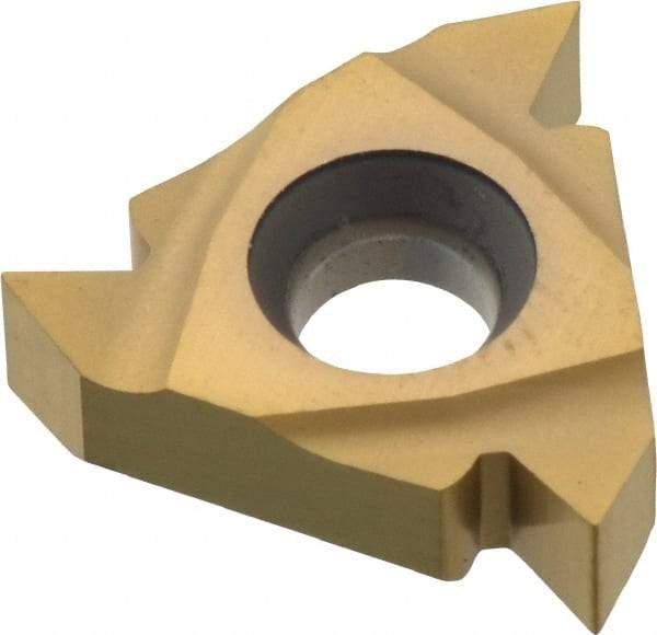 Seco - 16ER External Right Hand 48-8 Partial Profile 60° Laydown Threading Insert - Grade CP200, TiAlN/TiN Coated Carbide - Eagle Tool & Supply