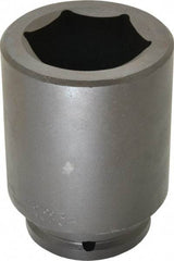 Proto - 1-1/2" Drive 3" Deep Impact Socket - 6 Points, 6-3/8" OAL - Eagle Tool & Supply