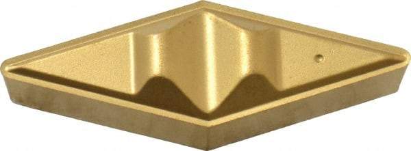 Seco - VCGR332 Grade CP200 Carbide Turning Insert - TiAlN/TiN Finish, 35° Diamond, 3/8" Inscr Circle, 3/16" Thick, 1/32" Corner Radius - Eagle Tool & Supply