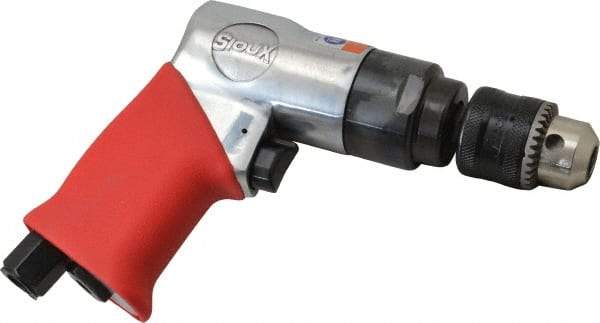 Sioux Tools - 3/8" Keyed Chuck - Pistol Grip Handle, 2,300 RPM, 0.33 hp - Eagle Tool & Supply