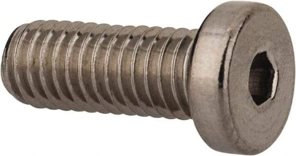 Value Collection - #10-32 UNF Hex Socket Drive, Low Socket Cap Screw - Grade 18-8 Stainless Steel, 1/2" Length Under Head - Eagle Tool & Supply