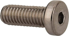 Value Collection - #10-32 UNF Hex Socket Drive, Low Socket Cap Screw - Grade 18-8 Stainless Steel, 1/2" Length Under Head - Eagle Tool & Supply
