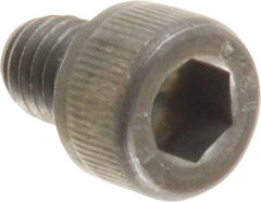 Value Collection - M6x1.00 Metric Coarse Hex Socket Drive, Socket Cap Screw - Grade 12.9 Alloy Steel, Black Oxide Finish, Fully Threaded, 8mm Length Under Head - Eagle Tool & Supply