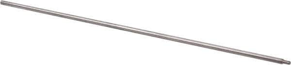 Schaefer Brush - 24" Long, 12-24 Female, Aluminum Brush Handle Extension - 0.313" Diam, 12-24 Male, For Use with Tube Brushes & Scrapers - Eagle Tool & Supply