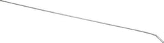 Schaefer Brush - 24" Long, 8-32 Female, Galvanized Steel Brush Handle Extension - 0.162" Diam, 8-32 Male, For Use with Tube Brushes & Scrapers - Eagle Tool & Supply