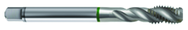 M20x2.5 6H 4-Flute Cobalt Green Ring Semi-Bottoming 40 degree Spiral Flute Tap-Bright - Eagle Tool & Supply