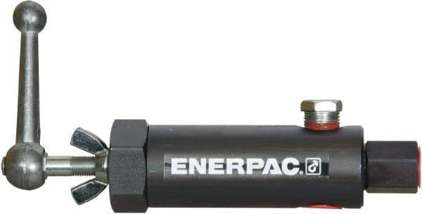 Enerpac - 1.94 GPM 3/8 Inlet Steel Hydraulic Control Valve - 10,000 psi, 3.12" Wide x 7.62" Long - Eagle Tool & Supply