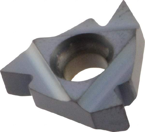 Iscar - 16IR Internal Right Hand 14-8 Partial Profile 60° Laydown Threading Insert - Grade IC908, TiAlN Coated Carbide, 9.53mm Inscribed Circle - Eagle Tool & Supply