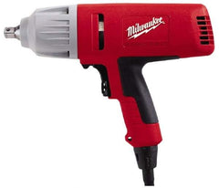 Milwaukee Tool - 1/2 Inch Drive, 300 Ft./Lbs. Torque, Pistol Grip Handle, 600 to 1,800 RPM, Impact Wrench - 7 Amps, 120 Volts - Eagle Tool & Supply