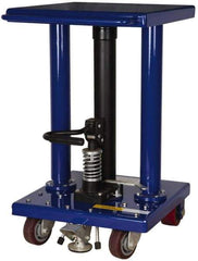 Value Collection - 500 Lb Capacity Hydraulic Lift Table - 30" to 47-1/2" Lift Height, 18" Platform Length x 18" Platform Width - Eagle Tool & Supply