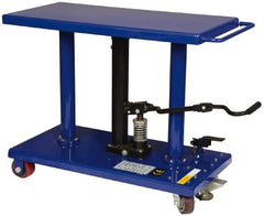 Value Collection - 1,000 Lb Capacity Hydraulic Lift Table - 30" to 47-1/2" Lift Height, 36" Platform Length x 18" Platform Width - Eagle Tool & Supply