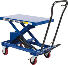 Value Collection - 1,100 Lb Capacity Hydraulic Scissor Elevating Cart - 15-1/2" to 35" Lift Height, 32-1/2" Platform Length x 19-3/4" Platform Width - Eagle Tool & Supply