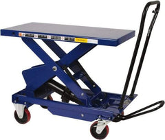 Value Collection - 1,750 Lb Capacity Hydraulic Scissor Elevating Cart - 16" to 39" Lift Height, 36" Platform Length x 20" Platform Width - Eagle Tool & Supply