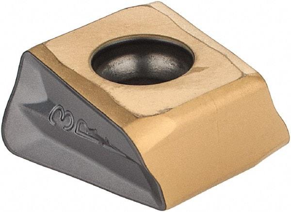 Iscar - T490 LNMT130616 TR Grade IC830 Carbide Milling Insert - TiAlN/TiN Finish, 0.5071" Thick, 1.6mm Corner Radius - Eagle Tool & Supply