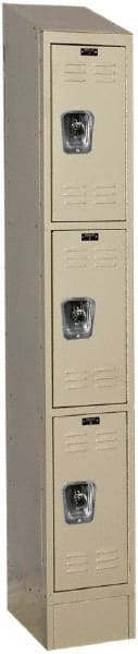Hallowell - 3 Door, 3 Tier, Ready-Built Wardrobe & Box Lockers - Eagle Tool & Supply