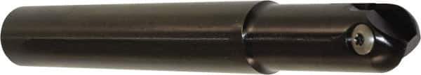Millstar - 22mm Cut Diam, 175mm Max Depth of Cut, 25mm Shank Diam, 220mm OAL, Indexable Ball Nose End Mill - Straight Shank, SFCY Toolholder, MB, MBT, RBT Insert - Eagle Tool & Supply