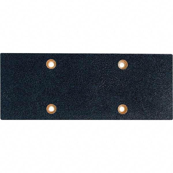 Dynabrade - 7 x 2-3/4" Rectangular Adhesive/PSA Backing Pad - Dynabug II Compatible, Screw Attachment, Nonvacuum Pad, 3/8" Thick, Medium Density - Eagle Tool & Supply