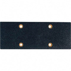 Dynabrade - 7 x 2-3/4" Rectangular Adhesive/PSA Backing Pad - Dynabug II Compatible, Screw Attachment, Nonvacuum Pad, 3/8" Thick, Medium Density - Eagle Tool & Supply