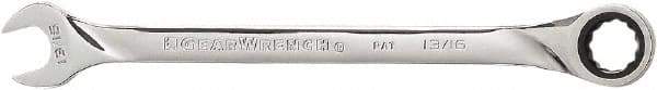 GearWrench - 5/16" 12 Point Combination Wrench - 5.91" OAL, Steel, Full Polish Finish - Eagle Tool & Supply