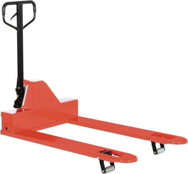 Vestil - 4,000 Lb Capacity, 6" Lift Industrial Pallet Truck - 1.88" Min Lift Height, 48" Fork Length x 7" Fork Width, 33" Overall Width - Eagle Tool & Supply
