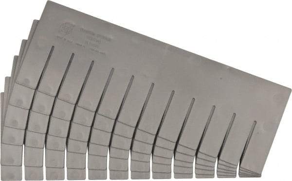 Quantum Storage - 16-1/2" Wide x 6" High, Gray Bin Divider - Use with DG92060 - Eagle Tool & Supply